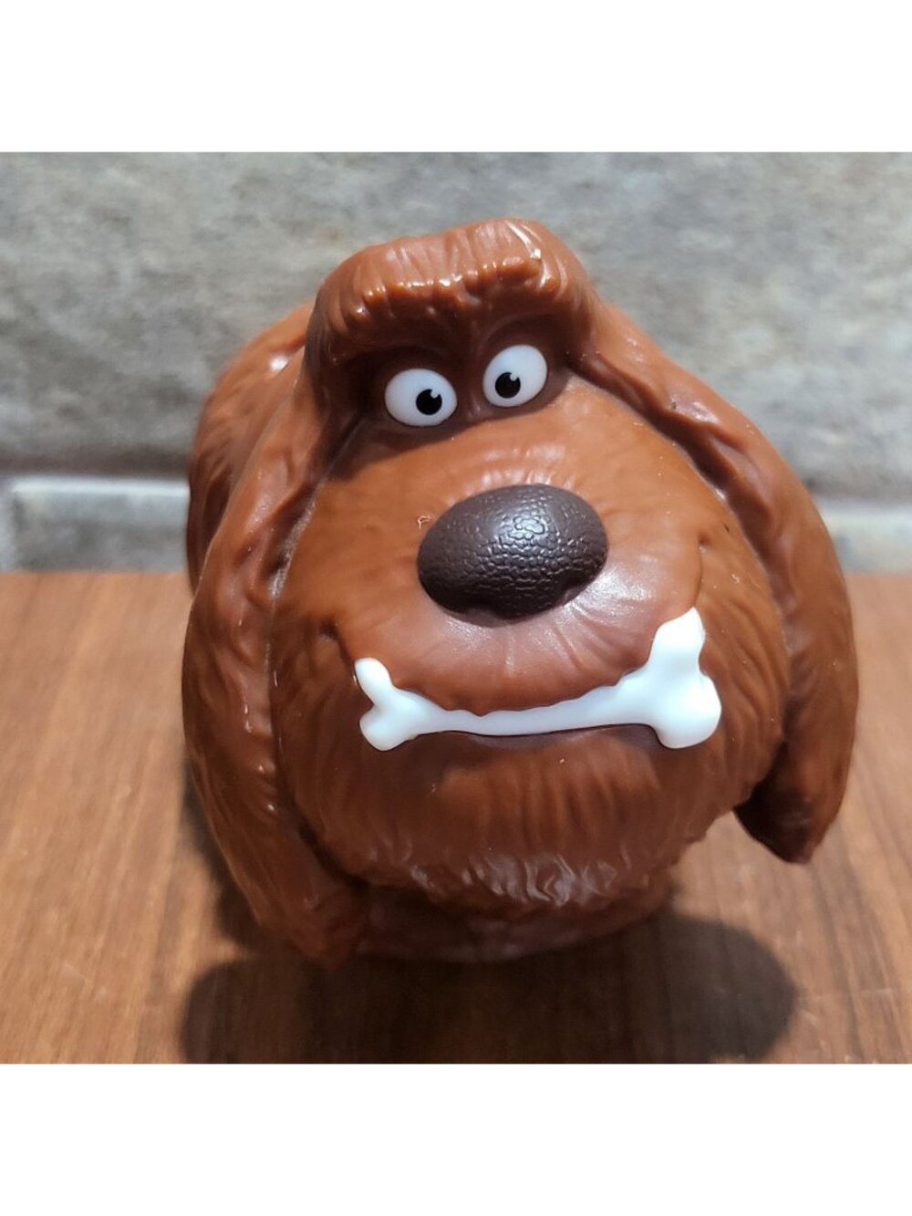 2016 Burger King Secret Life of Pets Duke Brown Dog Plastic Toy Figure